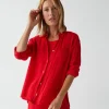 Michael Stars Leo Gauze Button Down Shirt- Tops, Blouses & Shirts