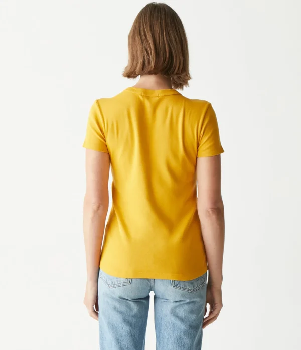 Michael Stars Lexy Tee- T-Shirts | 1x1 Cotton T-Shirts