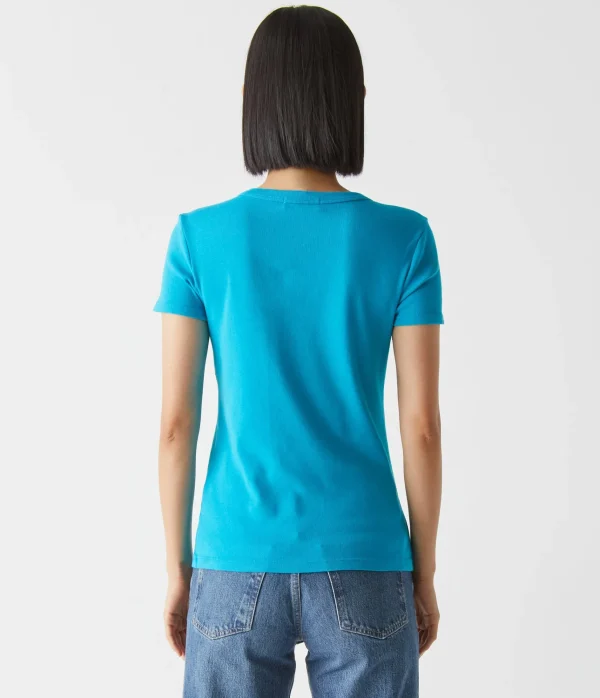 Michael Stars Lexy Tee- T-Shirts | 1x1 Cotton T-Shirts