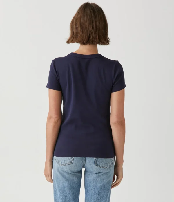 Michael Stars Lexy Tee- T-Shirts | 1x1 Cotton T-Shirts