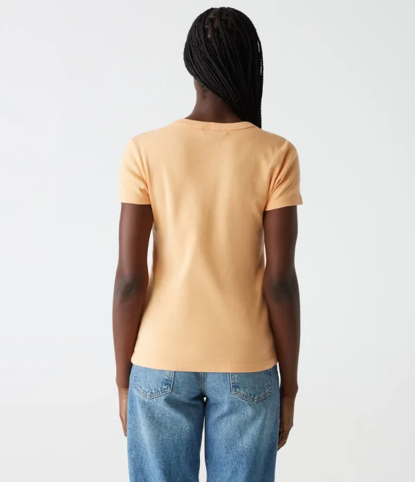 Michael Stars Lexy Tee- T-Shirts | 1x1 Cotton T-Shirts