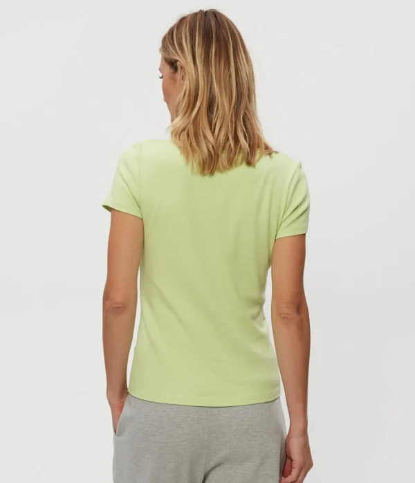 Michael Stars Lexy Tee- T-Shirts | 1x1 Cotton T-Shirts