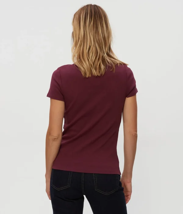 Michael Stars Lexy Tee- T-Shirts | 1x1 Cotton T-Shirts
