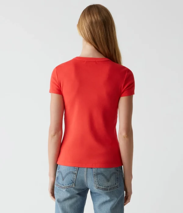 Michael Stars Lexy Tee- T-Shirts | 1x1 Cotton T-Shirts