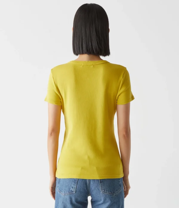 Michael Stars Lexy Tee- T-Shirts | 1x1 Cotton T-Shirts