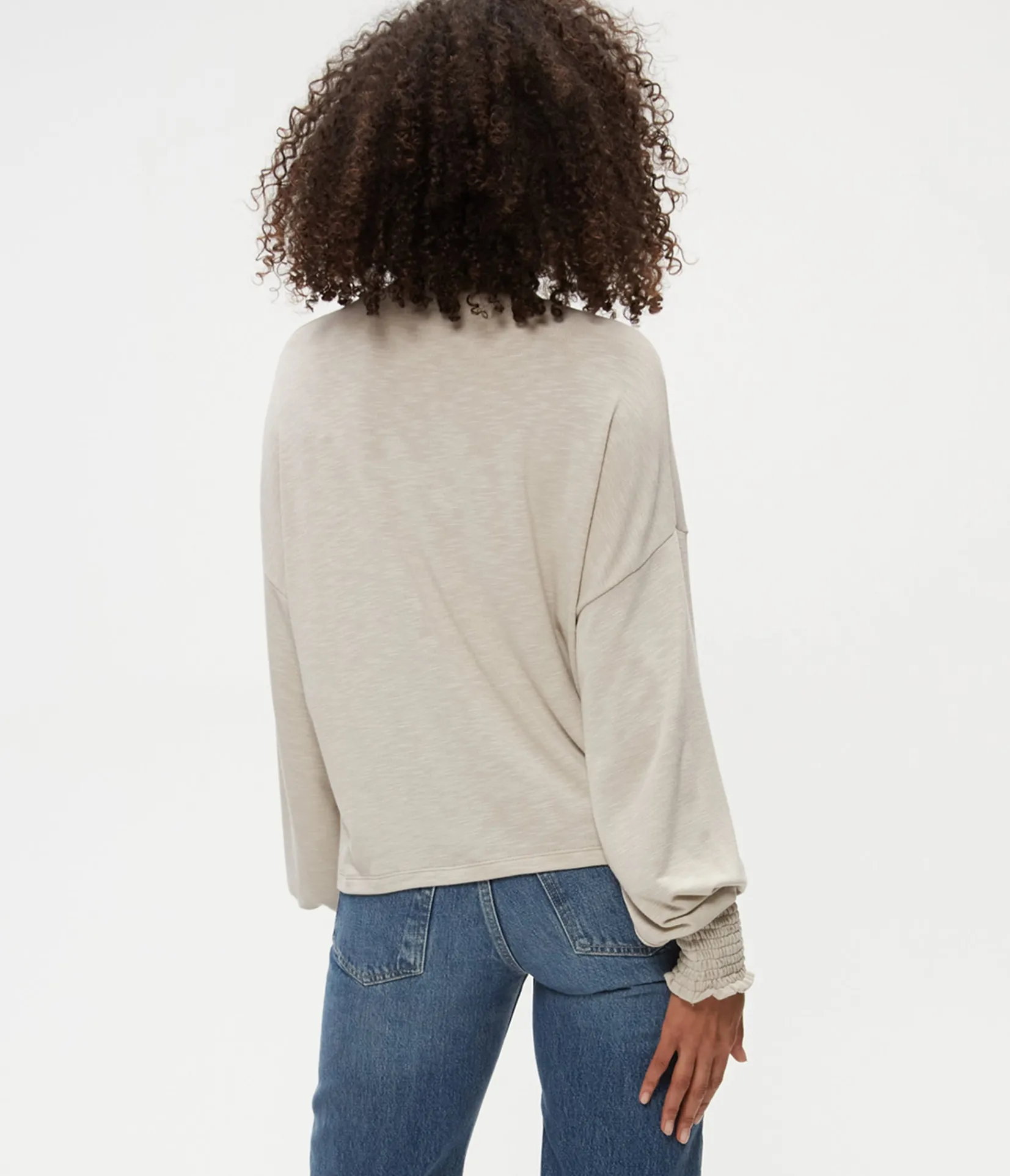 lila_mock_neck_top_19.webp Michael Stars Lila Mock Neck Top- T-Shirts