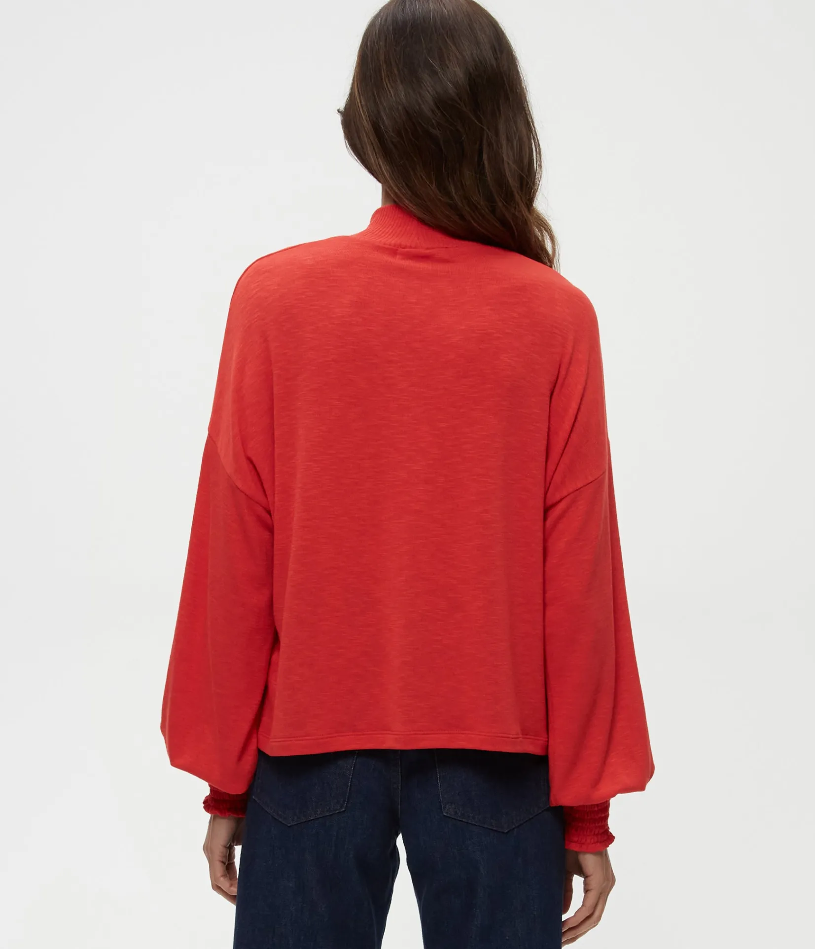 lila_mock_neck_top_3.webp Michael Stars Lila Mock Neck Top- T-Shirts