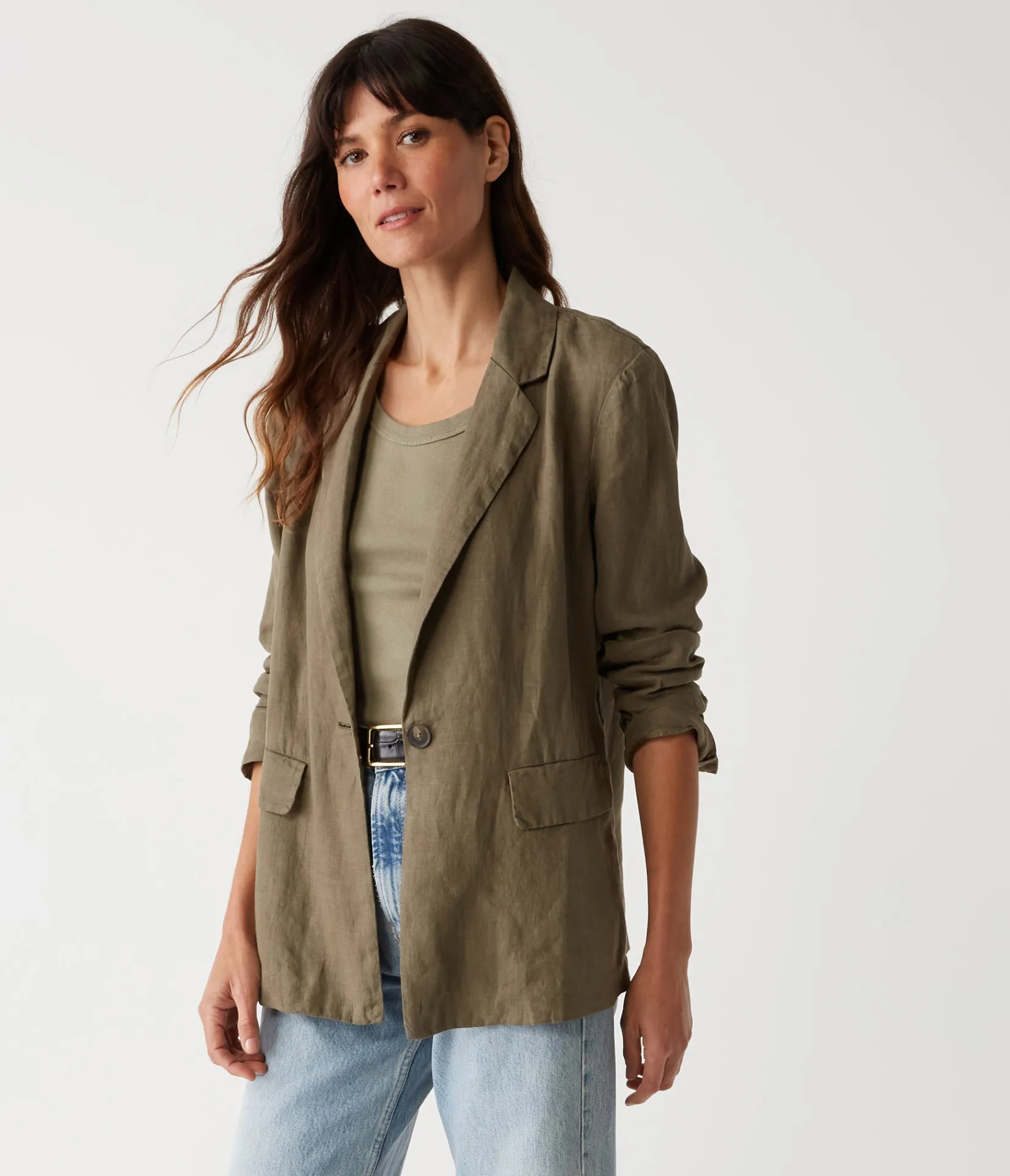 lottie_linen_blazer_18.webp Michael Stars Lottie Linen Blazer- Blazers, Jackets & Outerwear