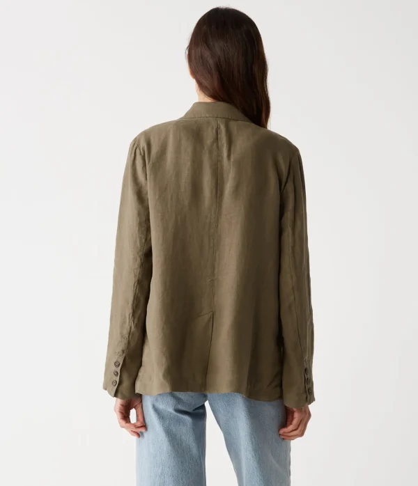 Michael Stars Lottie Linen Blazer- Blazers, Jackets & Outerwear