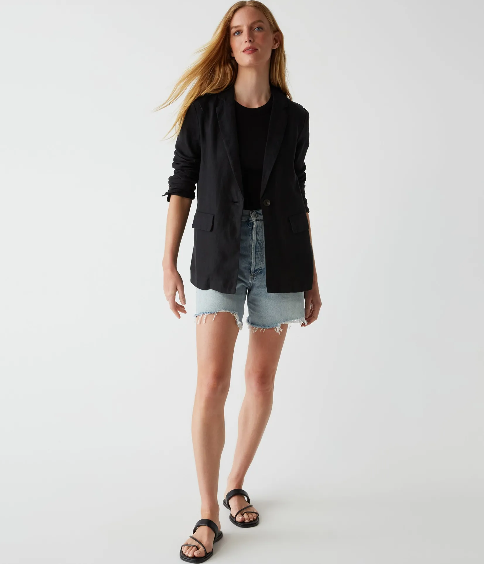 lottie_linen_blazer_25.webp Michael Stars Lottie Linen Blazer- Blazers, Jackets & Outerwear