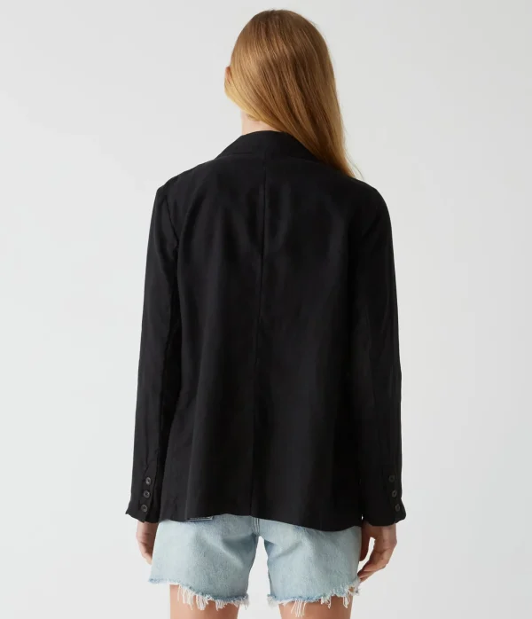 Michael Stars Lottie Linen Blazer- Blazers, Jackets & Outerwear