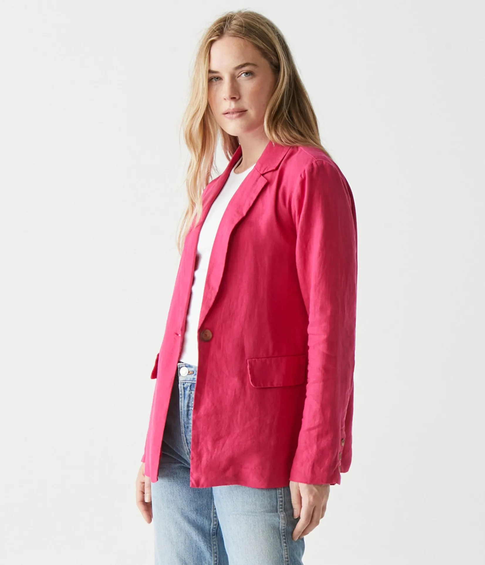 lottie_linen_blazer_30.webp Michael Stars Lottie Linen Blazer- Blazers, Jackets & Outerwear