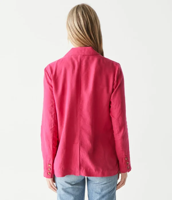 Michael Stars Lottie Linen Blazer- Blazers, Jackets & Outerwear