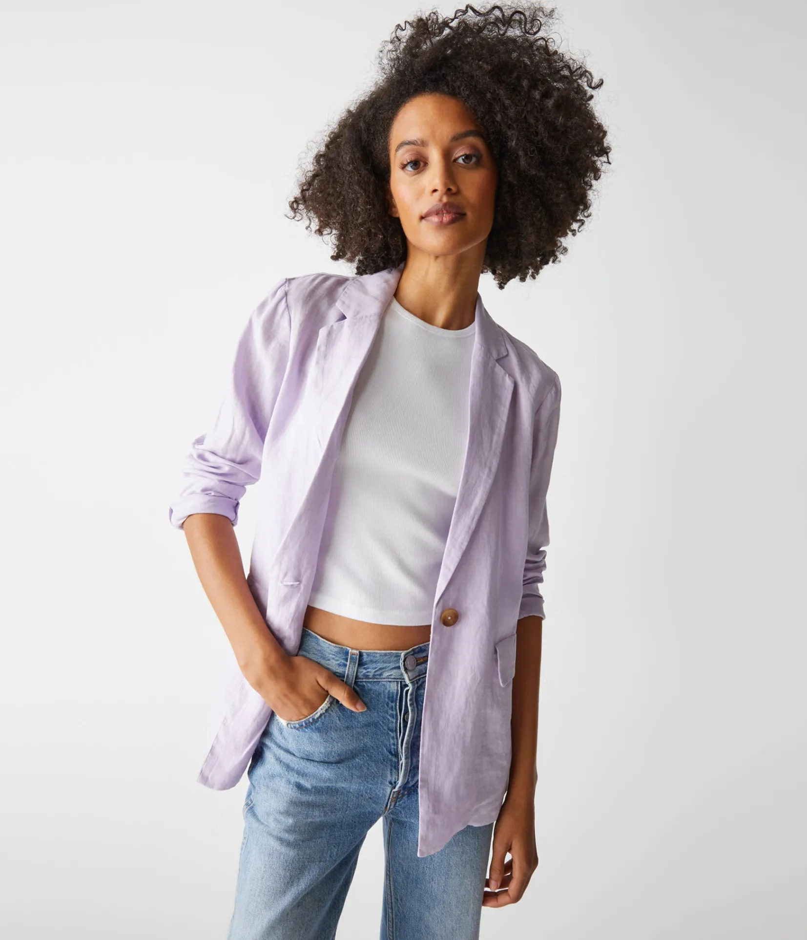 lottie_linen_blazer_32.webp Michael Stars Lottie Linen Blazer- Blazers, Jackets & Outerwear