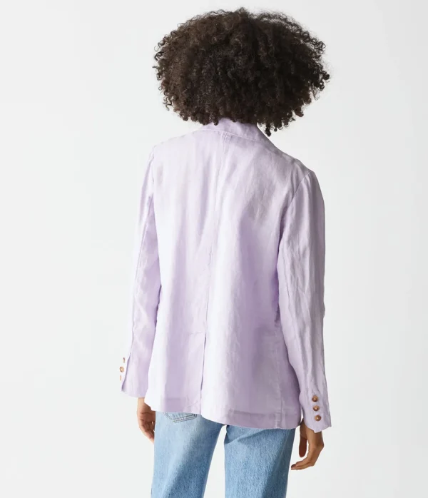 Michael Stars Lottie Linen Blazer- Blazers, Jackets & Outerwear