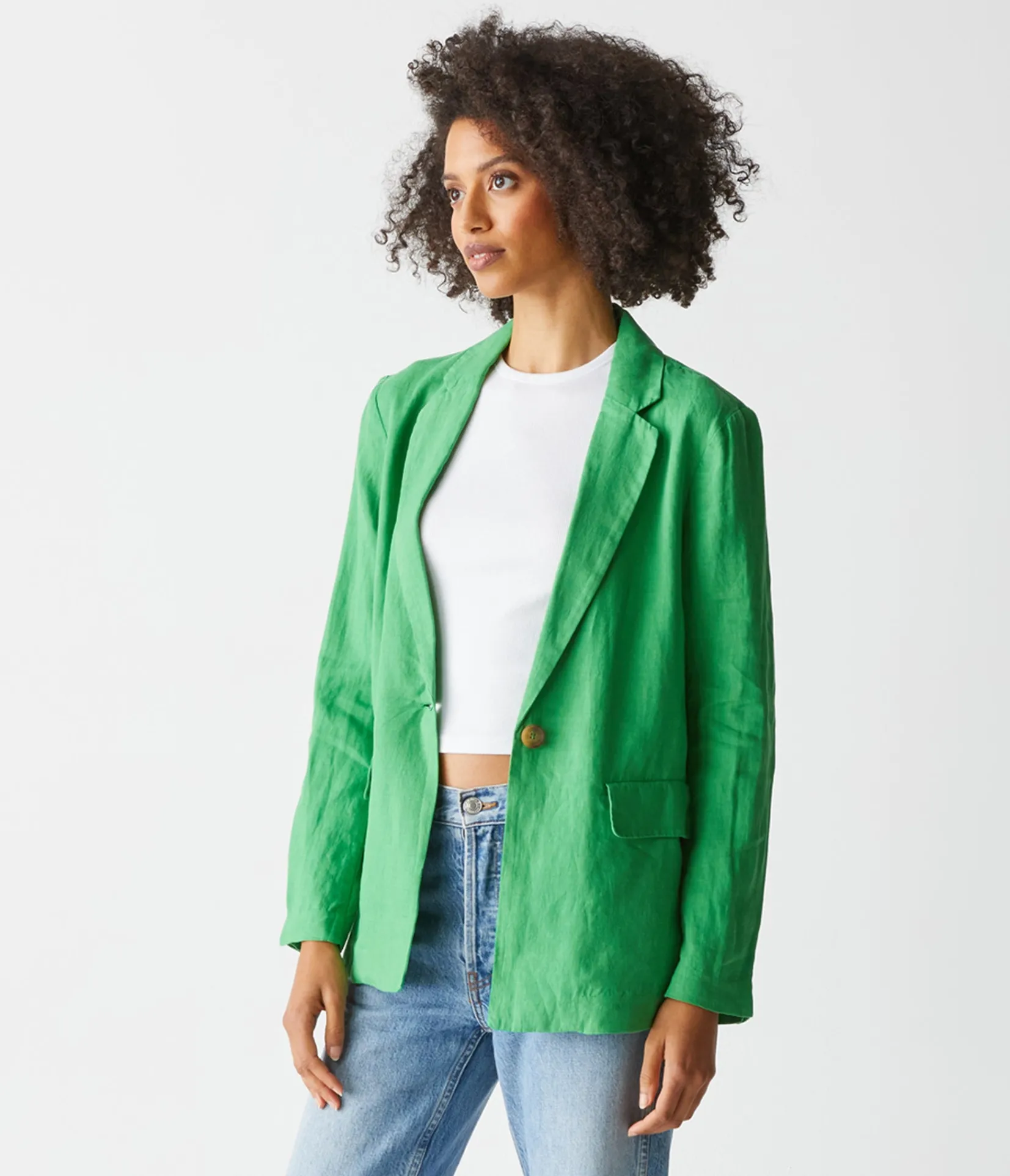 lottie_linen_blazer_42.webp Michael Stars Lottie Linen Blazer- Blazers, Jackets & Outerwear