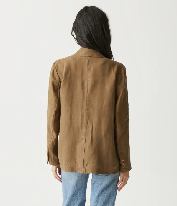 Michael Stars Lottie Linen Blazer- Blazers, Jackets & Outerwear