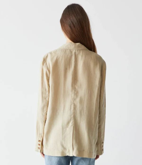 Michael Stars Lottie Linen Blazer- Blazers, Jackets & Outerwear