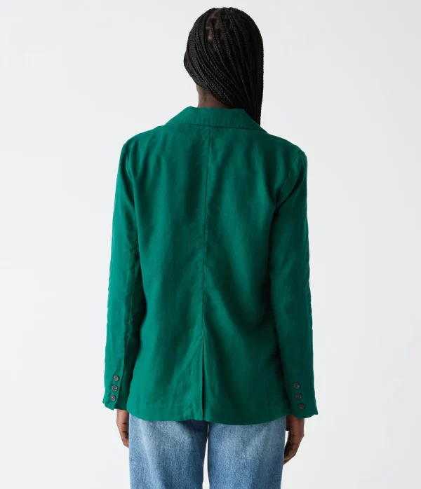 Michael Stars Lottie Linen Blazer- Blazers, Jackets & Outerwear