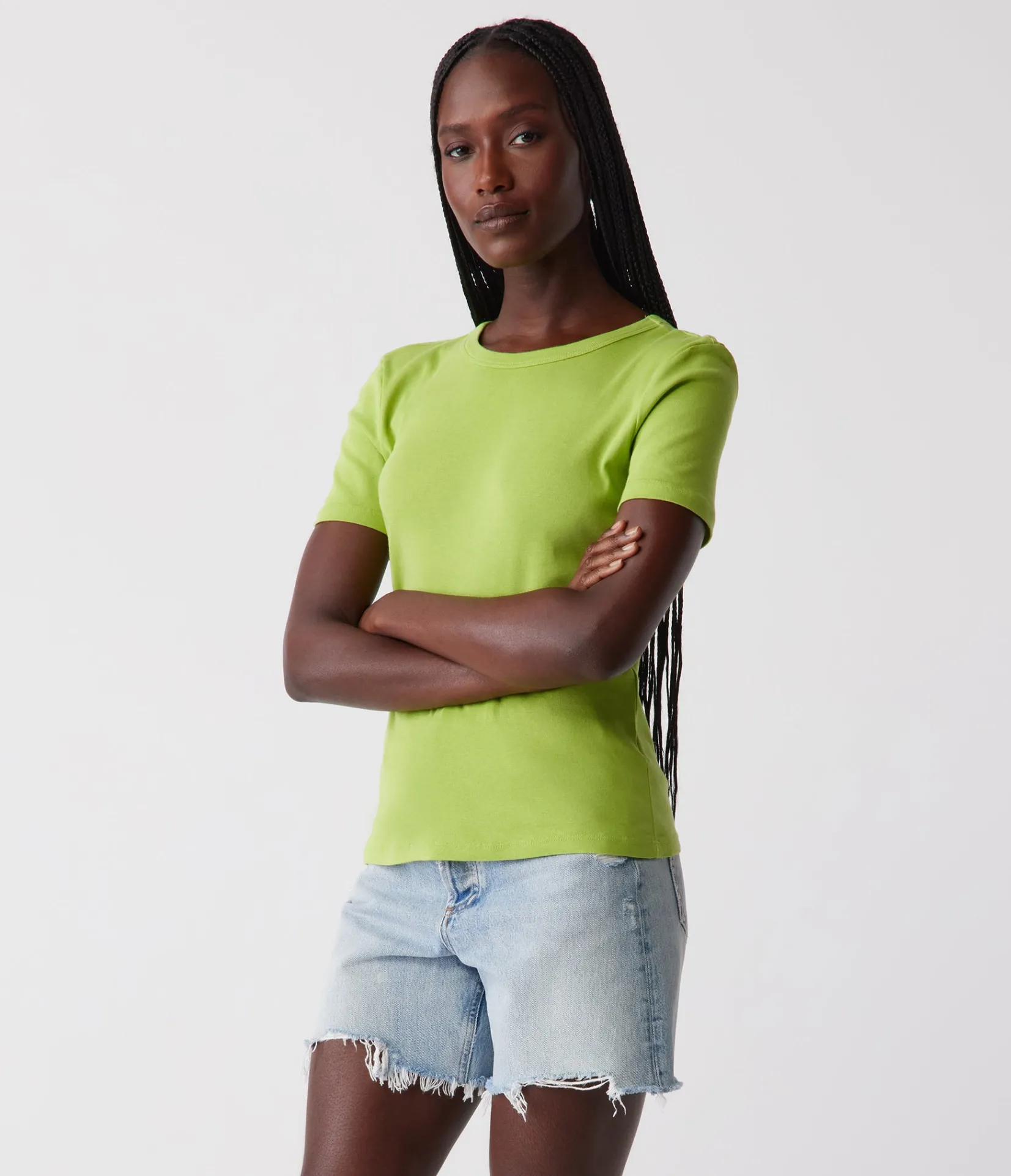 mady_supima_tee_10.webp Michael Stars Mady Supima Tee- T-Shirts | Supima Cotton T-Shirts