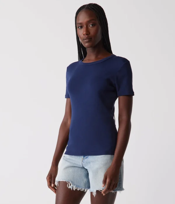 Michael Stars Mady Supima Tee- T-Shirts | Supima Cotton T-Shirts