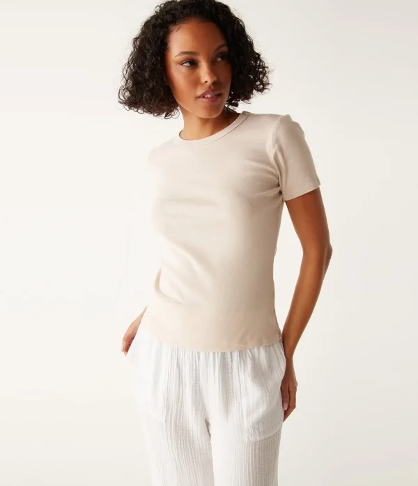 Michael Stars Mady Supima Tee- T-Shirts | Supima Cotton T-Shirts