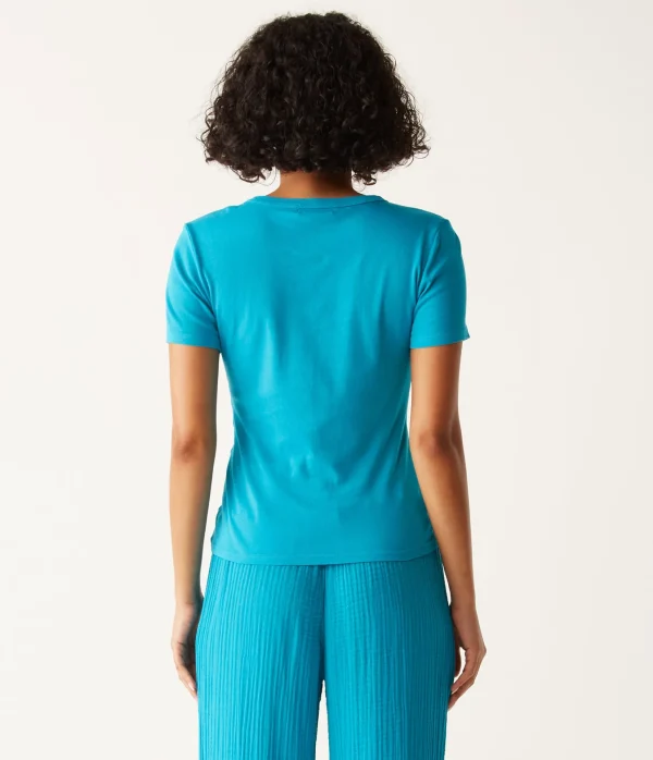 Michael Stars Mady Supima Tee- T-Shirts | Supima Cotton T-Shirts