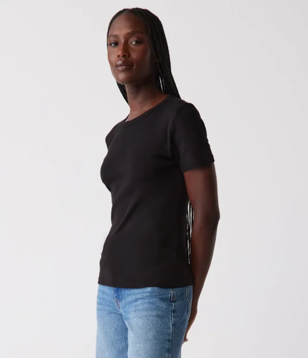 Michael Stars Mady Supima Tee- T-Shirts | Supima Cotton T-Shirts