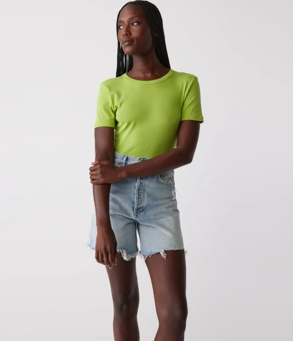 Michael Stars Mady Supima Tee- T-Shirts | Supima Cotton T-Shirts