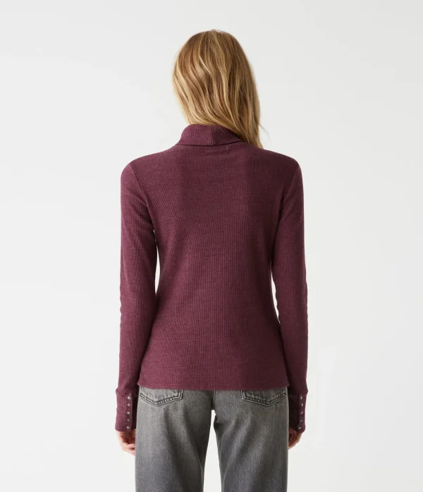 Michael Stars Mara Thermal Turtleneck- T-Shirts | Loungewear