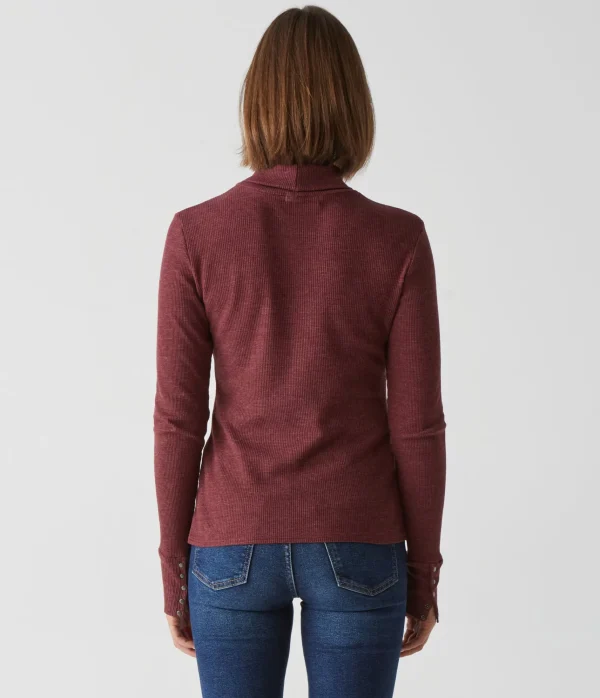 Michael Stars Mara Thermal Turtleneck- T-Shirts | Loungewear