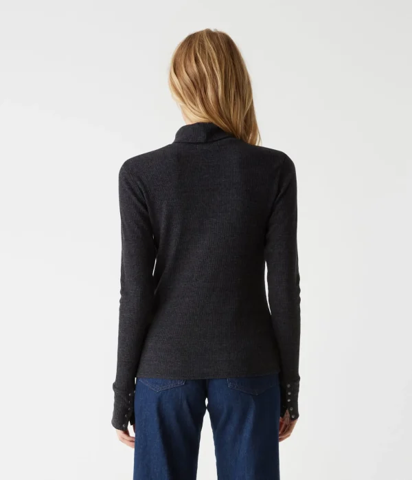 Michael Stars Mara Thermal Turtleneck- T-Shirts | Loungewear