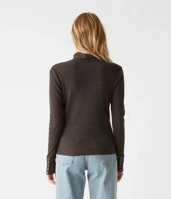 Michael Stars Mara Thermal Turtleneck- T-Shirts | Loungewear