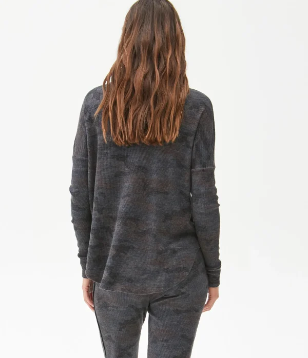 Michael Stars Marcy Camo Tunic- T-Shirts | Loungewear