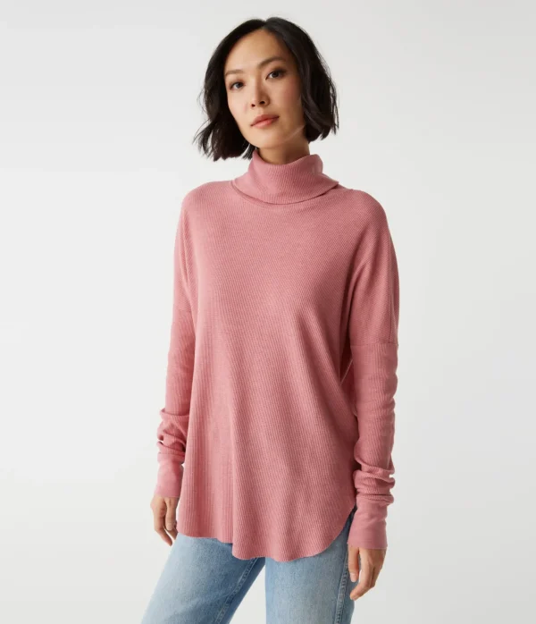 Michael Stars Marcy Thermal Tunic- T-Shirts | Loungewear