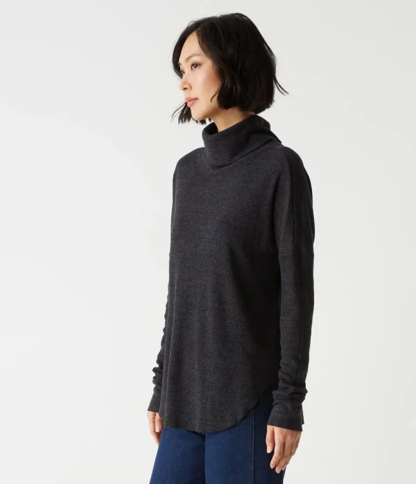 Michael Stars Marcy Thermal Tunic- T-Shirts | Loungewear
