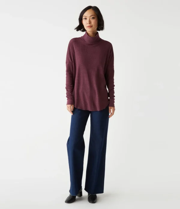 Michael Stars Marcy Thermal Tunic- T-Shirts | Loungewear