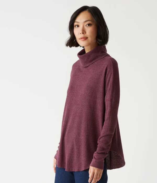 Michael Stars Marcy Thermal Tunic- T-Shirts | Loungewear