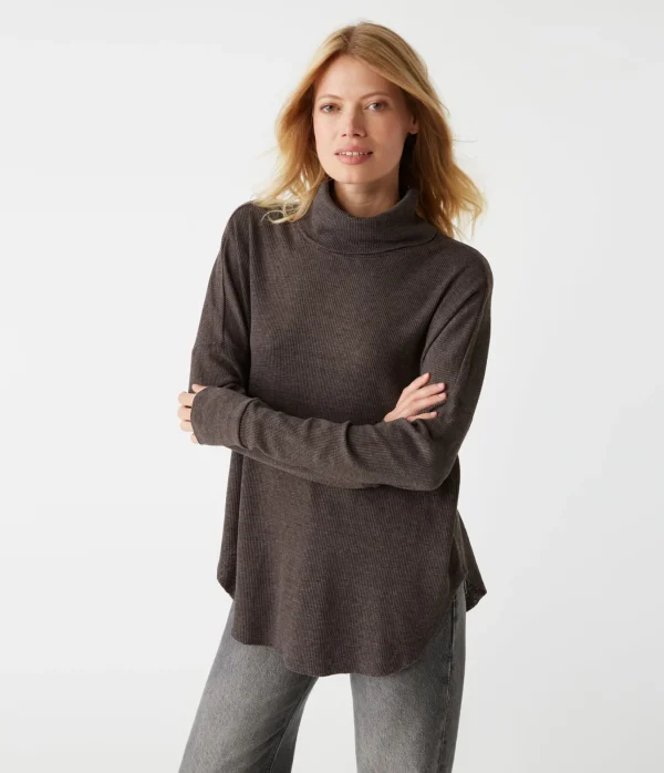 Michael Stars Marcy Thermal Tunic- T-Shirts | Loungewear