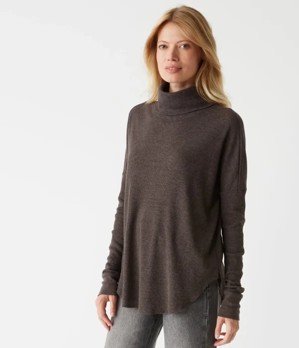 Michael Stars Marcy Thermal Tunic- T-Shirts | Loungewear