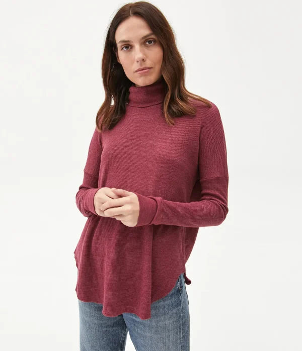 Michael Stars Marcy Thermal Tunic- T-Shirts | Loungewear