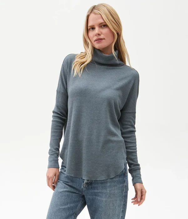 Michael Stars Marcy Thermal Tunic- T-Shirts | Loungewear