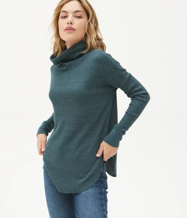 Michael Stars Marcy Thermal Tunic- T-Shirts | Loungewear