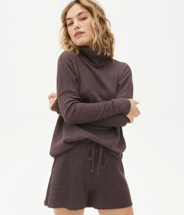 Michael Stars Marcy Thermal Tunic- T-Shirts | Loungewear