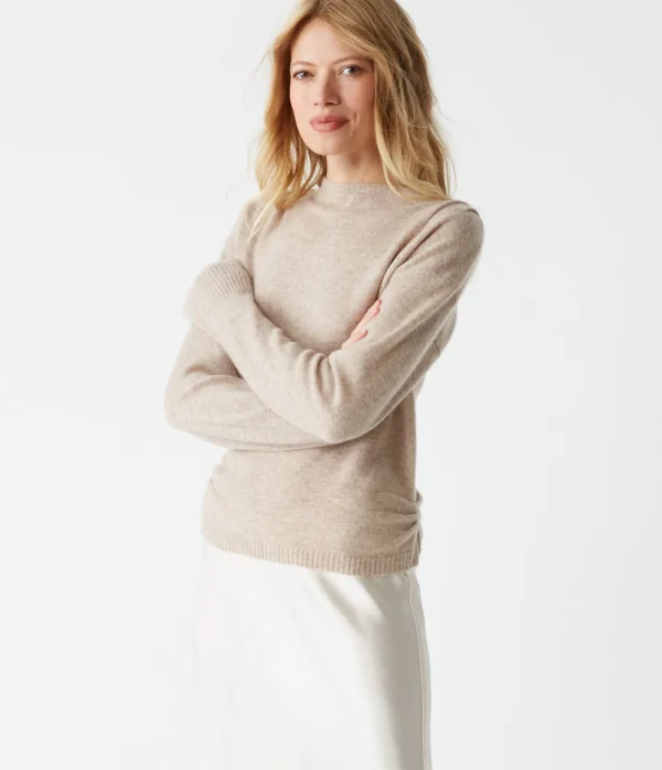 Michael Stars Maude Mock Neck Cashmere Sweater- Sweaters & Cardigans