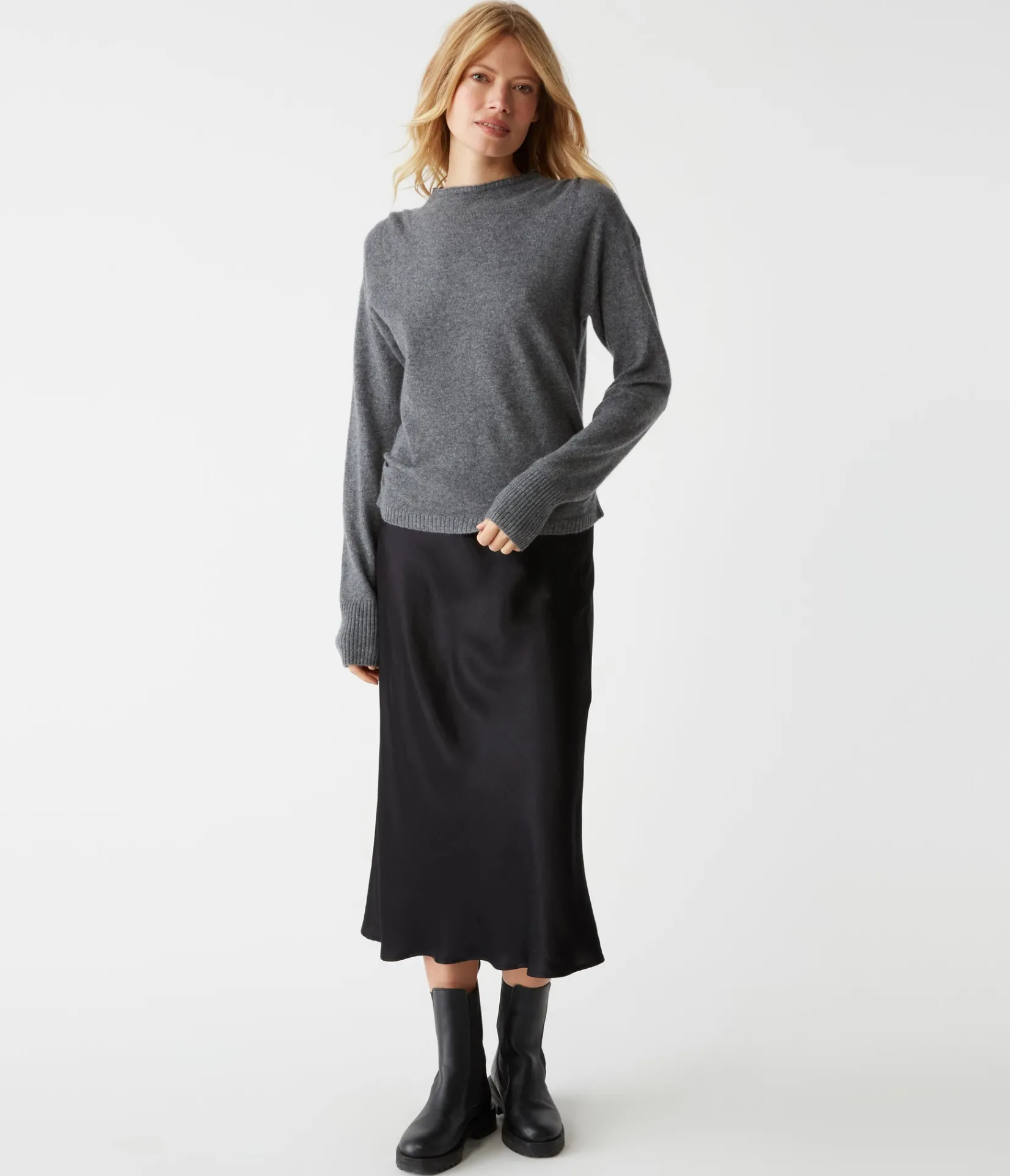 maude_mock_neck_cashmere_sweater_5.webp Michael Stars Maude Mock Neck Cashmere Sweater- Sweaters & Cardigans