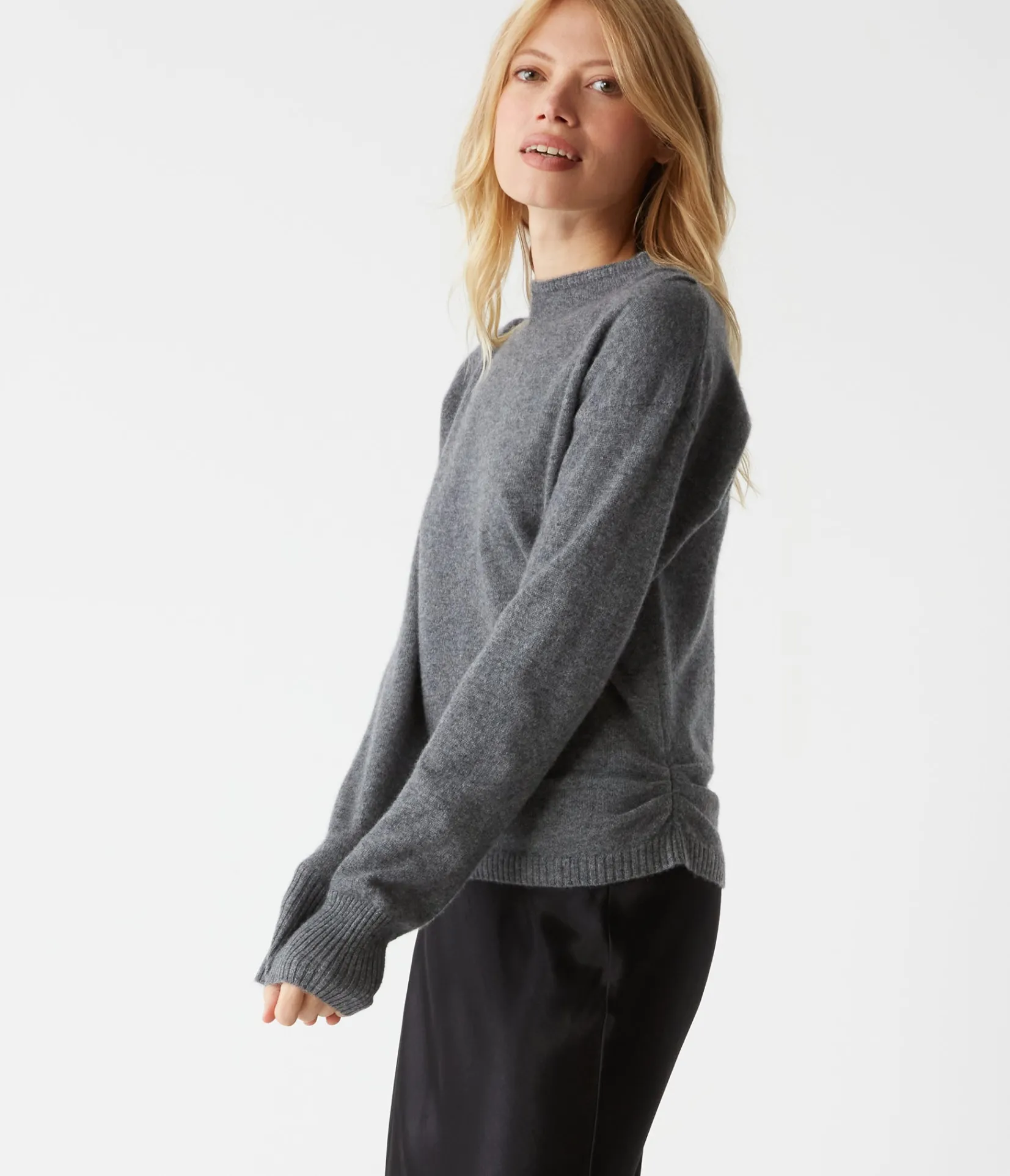 maude_mock_neck_cashmere_sweater_6.webp Michael Stars Maude Mock Neck Cashmere Sweater- Sweaters & Cardigans
