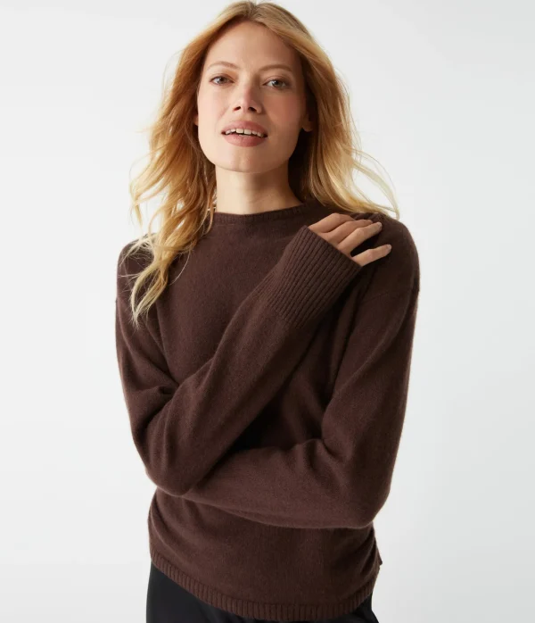 Michael Stars Maude Mock Neck Cashmere Sweater- Sweaters & Cardigans