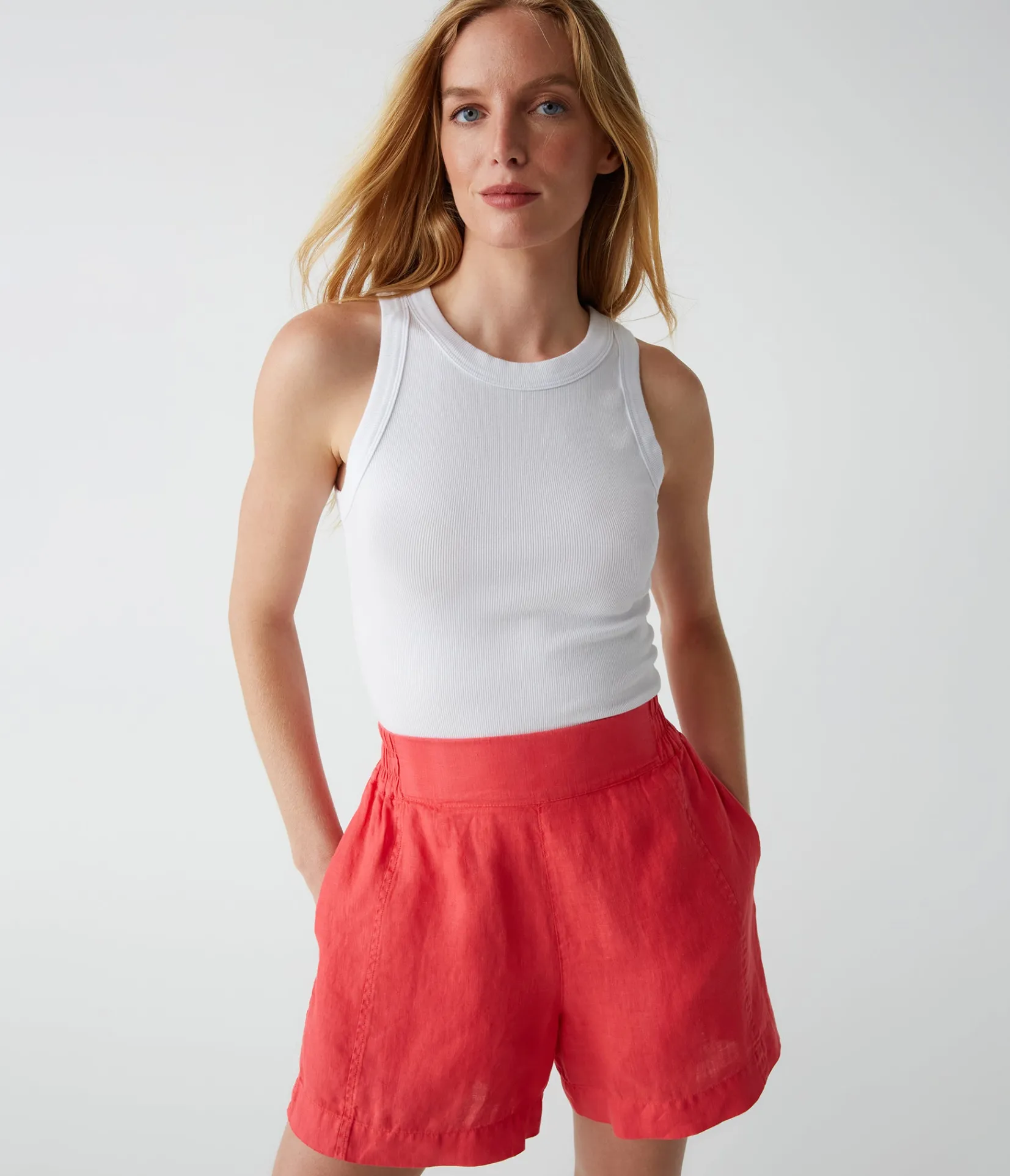mavis_high_rise_short_0.webp Michael Stars Mavis High Rise Short- Pants, Shorts & Skirts