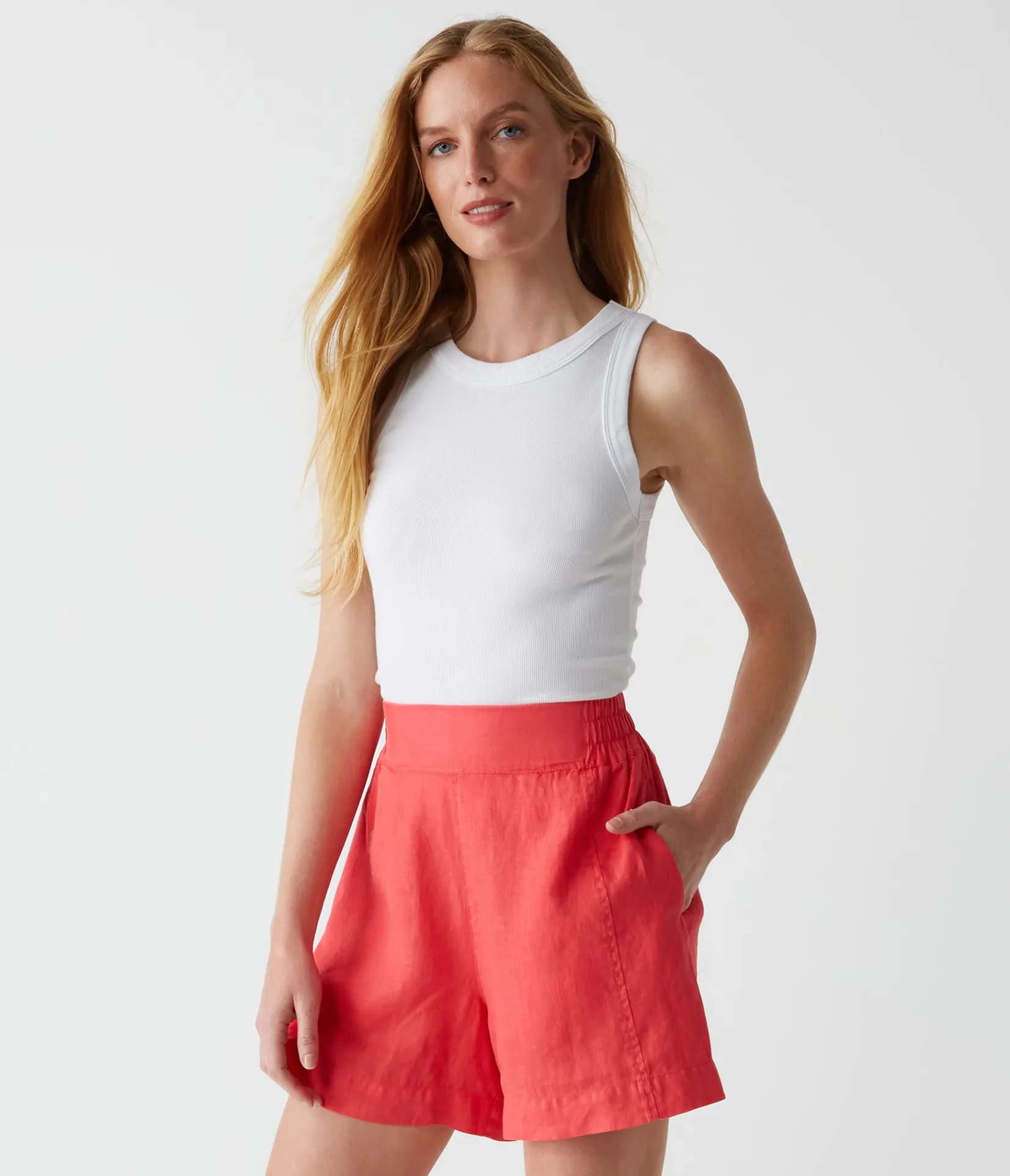 mavis_high_rise_short_2.webp Michael Stars Mavis High Rise Short- Pants, Shorts & Skirts